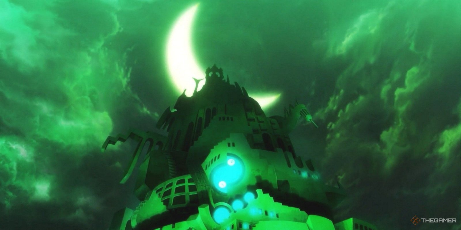 the tower of tartarus in front of the moon persona 3 reload p3r-1