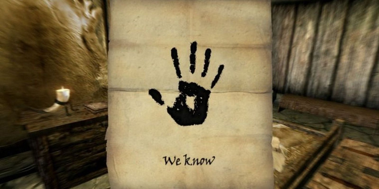 Skyrim: The Mark Of The Dark Brotherhood.