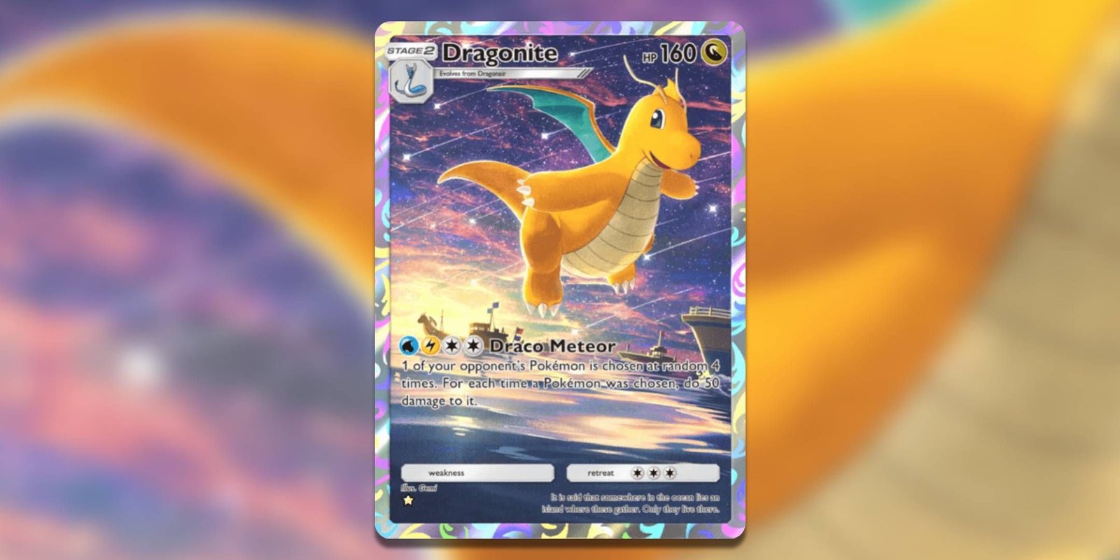 The Pokemon TCG Pocket card Dragonite by Gemi.