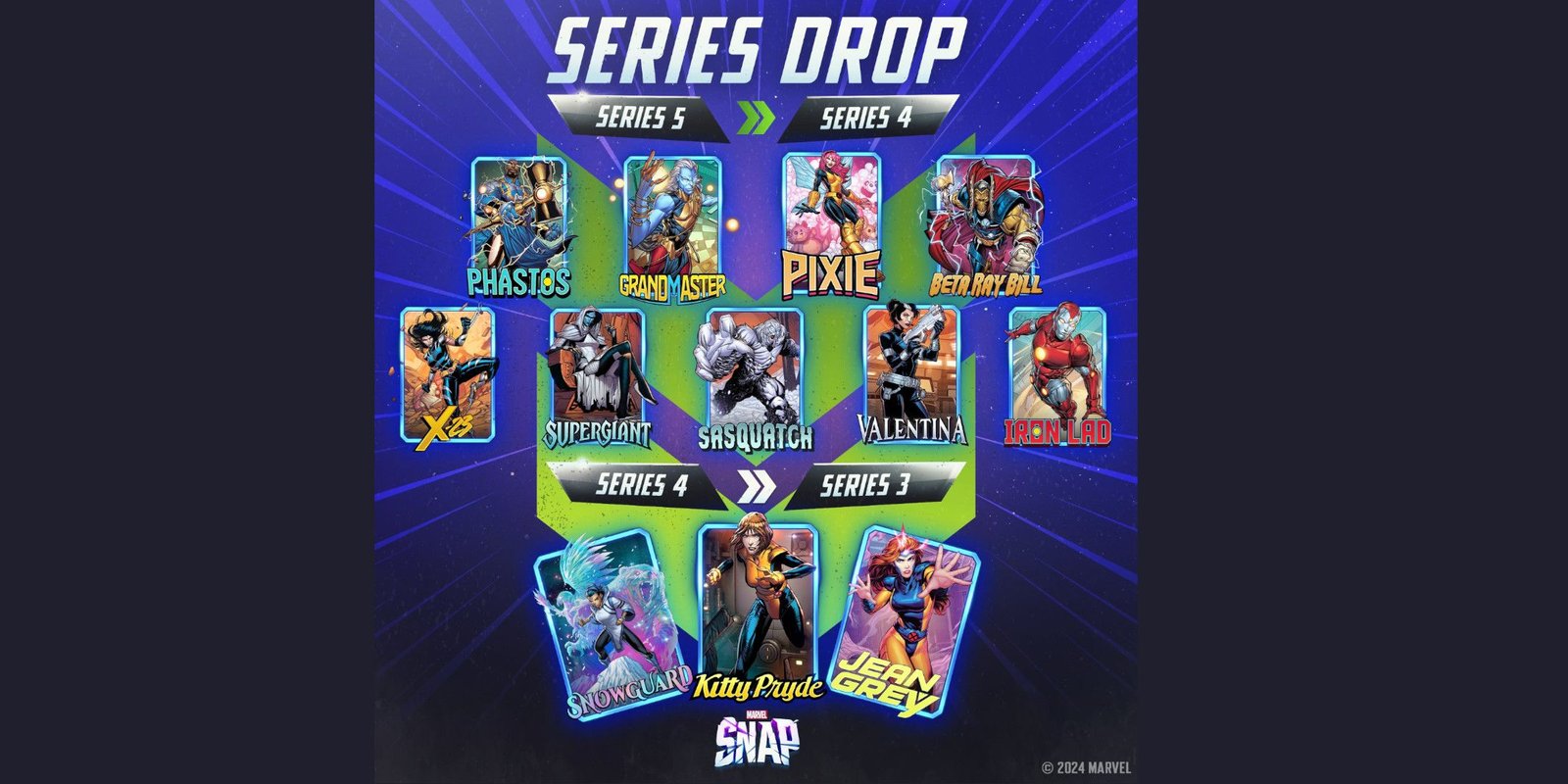 Marvel Snap series drop.