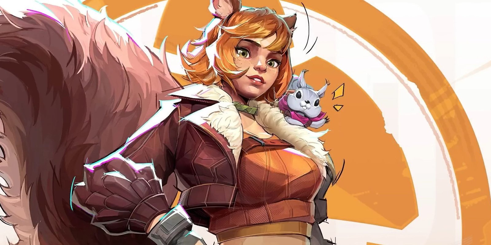 A close up of Squirrel Girl in Marvel Rivals