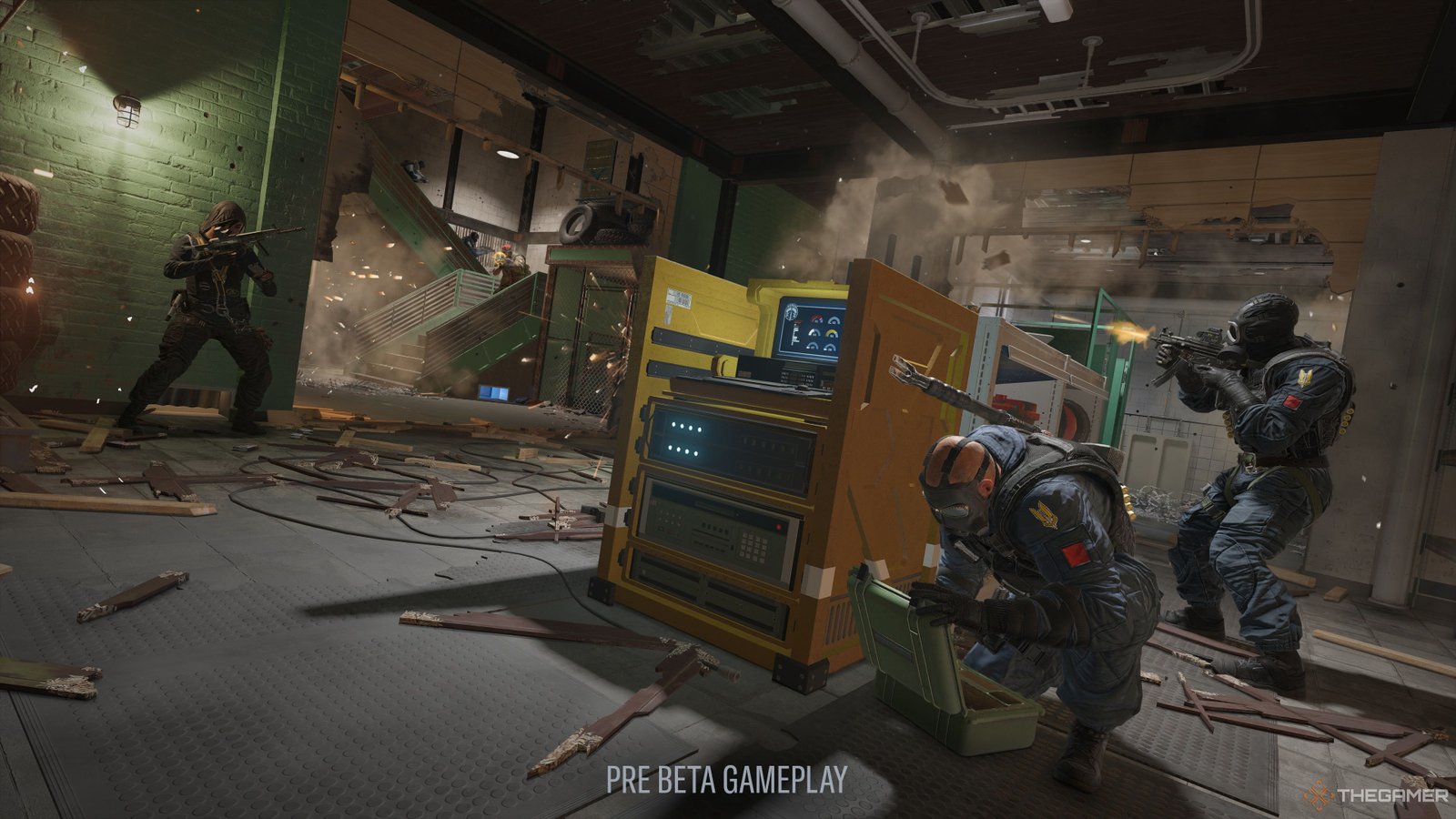 Rainbow Six Siege attackers and defenders.